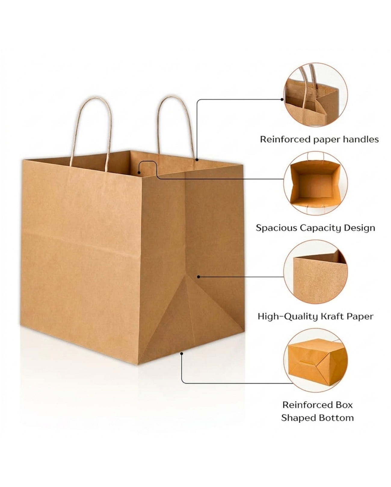 Paper Bag – 1Kg (10.5×10.5×10 Inch)