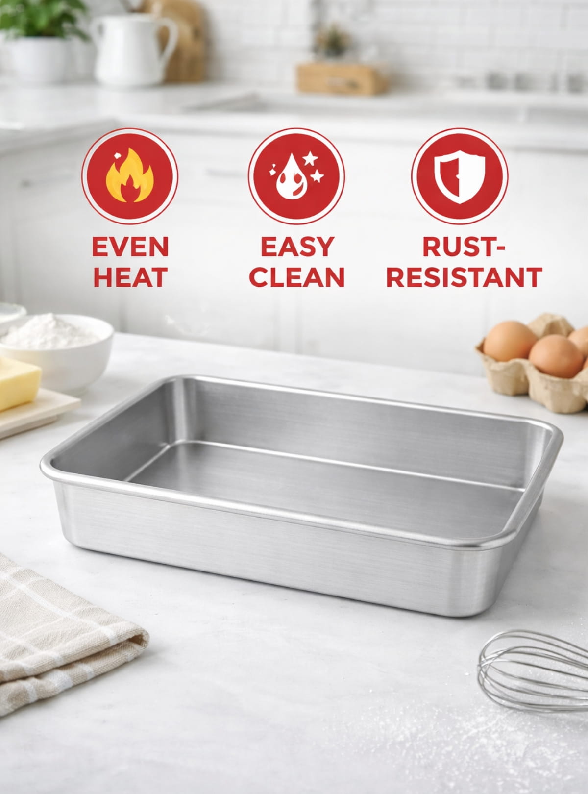 Aluminium Rectangular Cake Tin