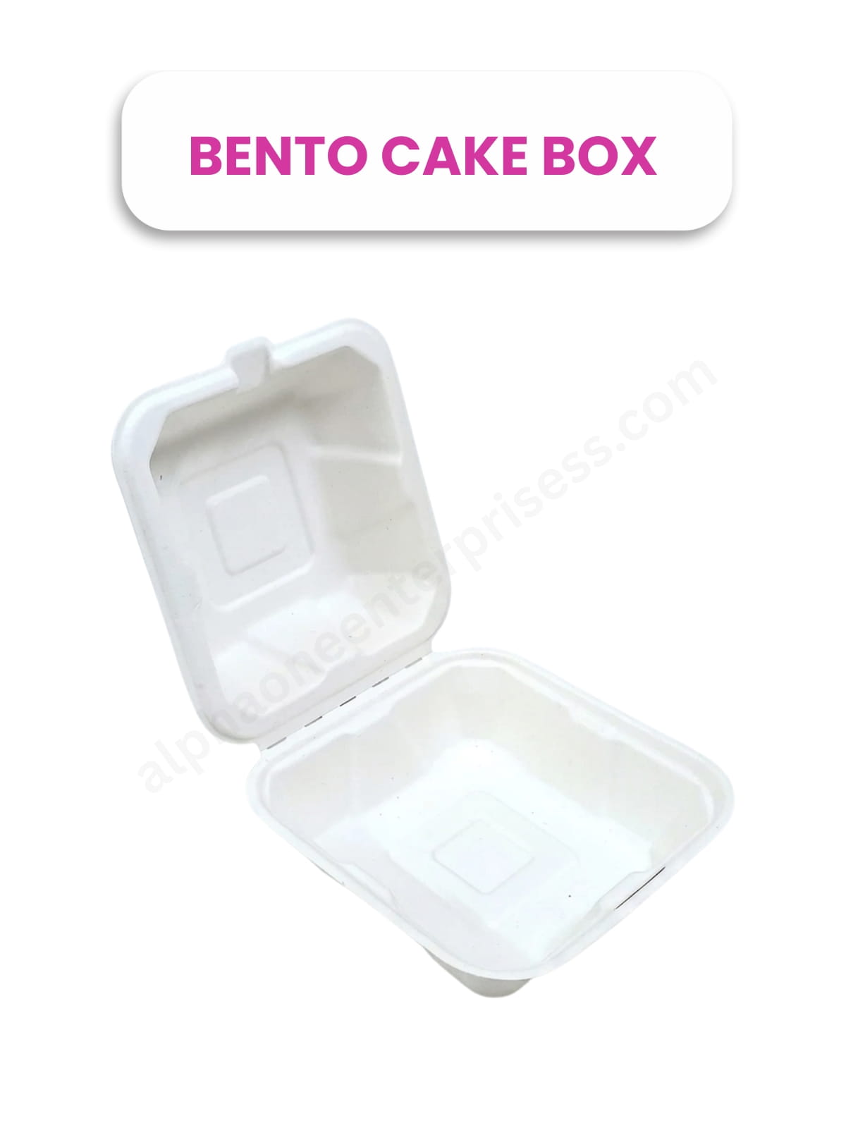 Bento Cake Box 6 Inch (Pack of 25, 50, 100 Pcs)