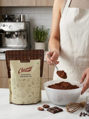 Choco Ville Cocoa Powder Dark Brown 1Kg
