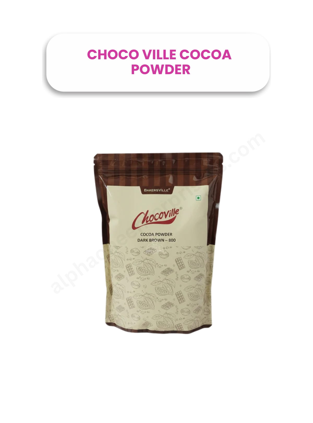Choco Ville Cocoa Powder Dark Brown 1Kg