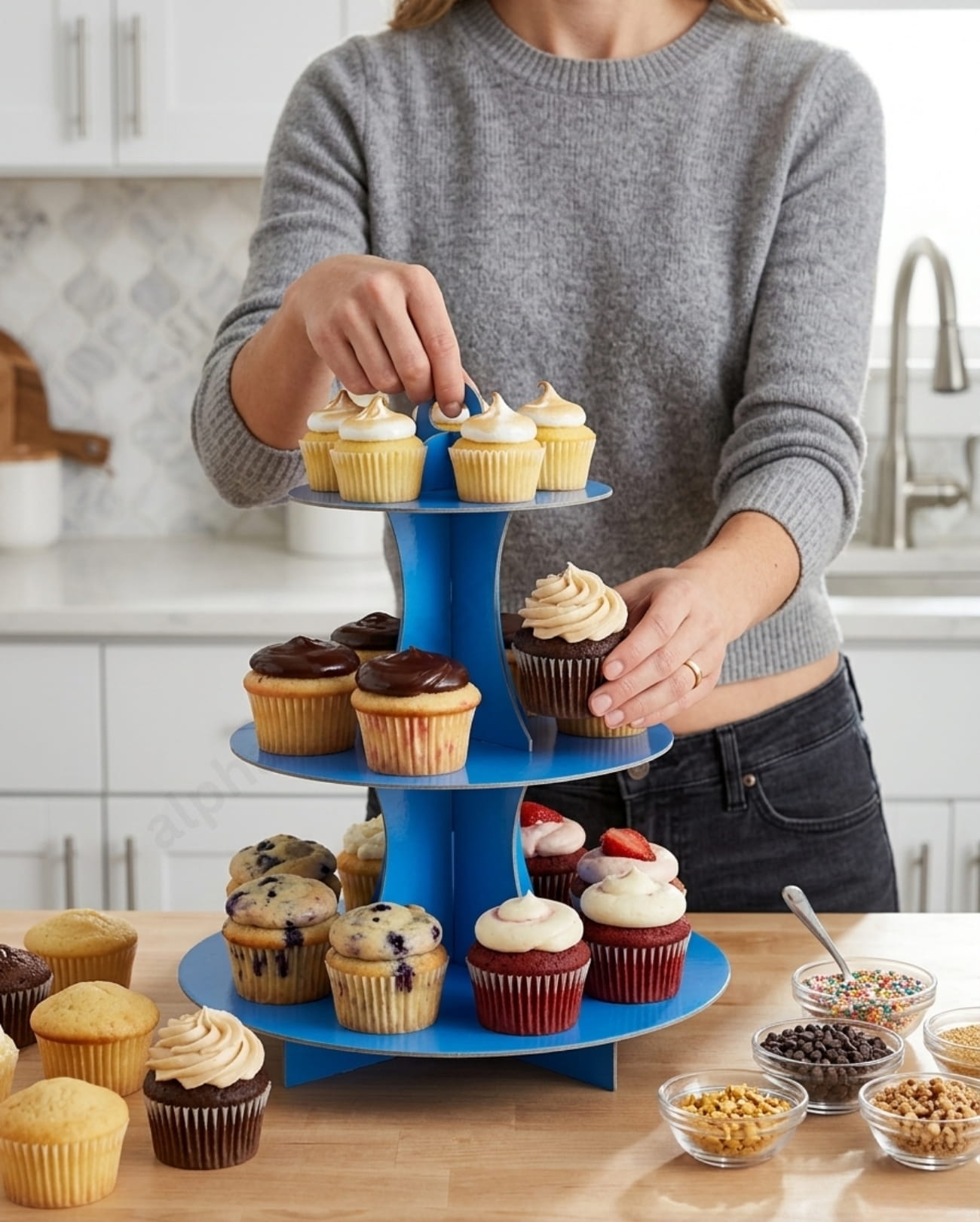 Cup Cake Stand – Assorted Colors