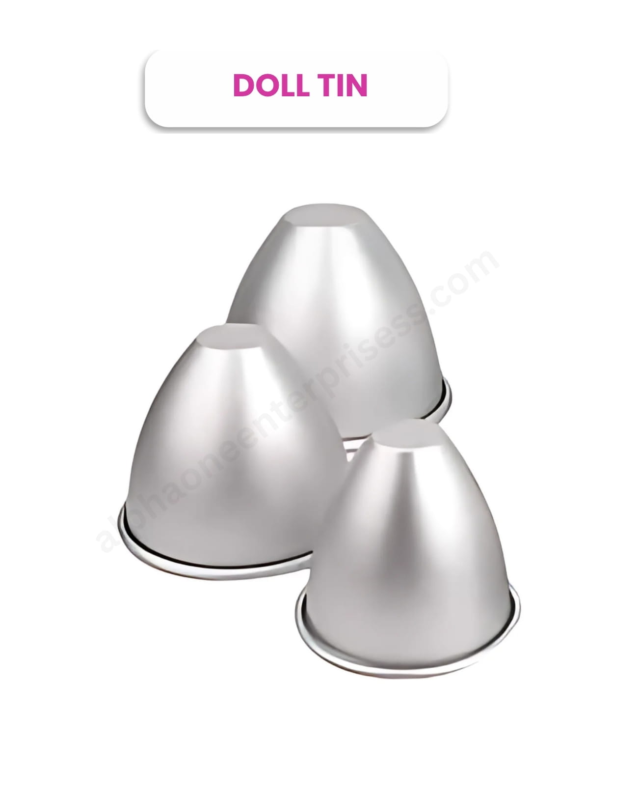 Doll Shaped Tins <br> 1/2Kg & 1Kg