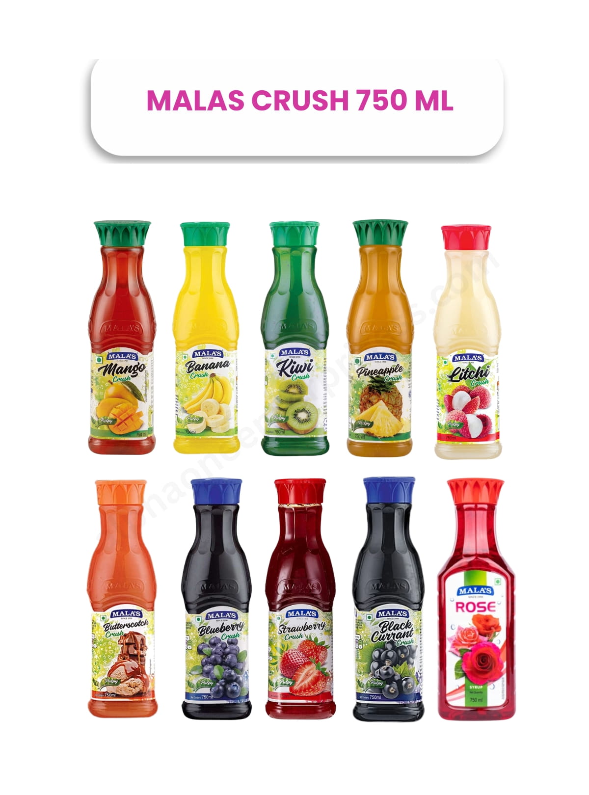 Malas Crush 750ml (Assorted Flavors)