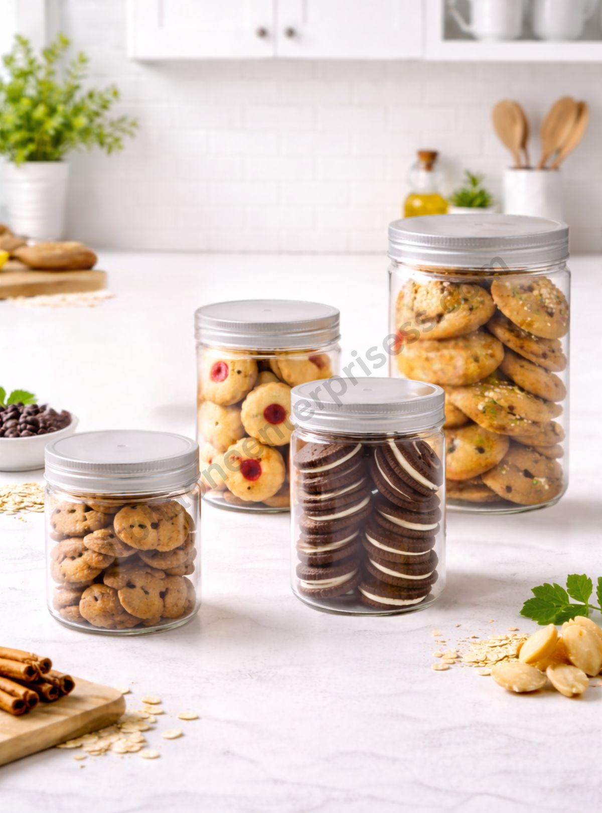 PET Jars – Multiple Sizes