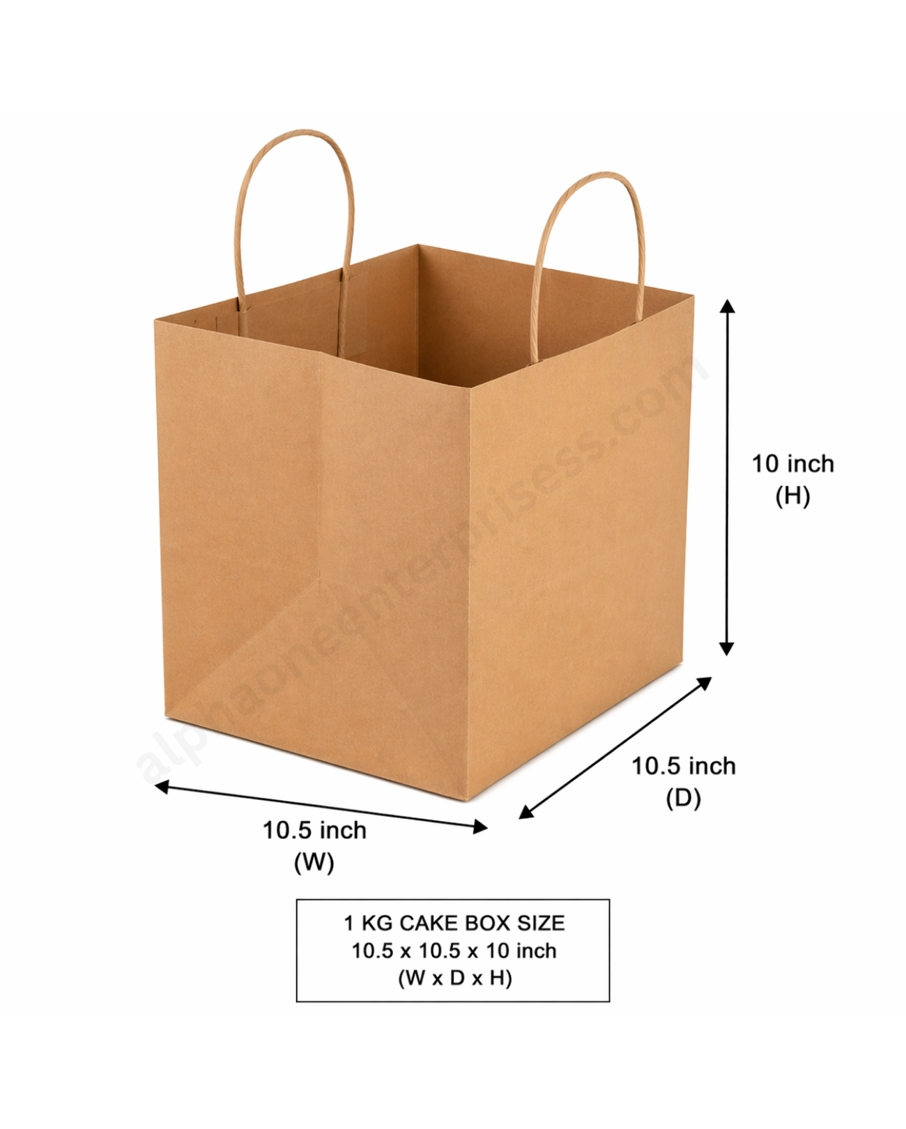 Paper Bag – 1Kg (10.5×10.5×10 Inch)