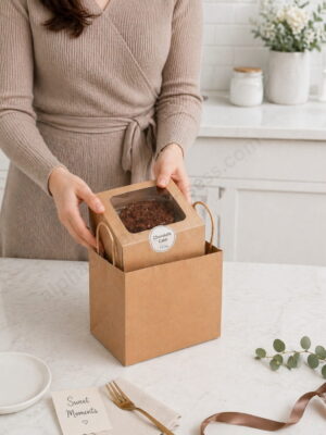 Paper Bag – 1/4Kg  (7×7×5 Inch)