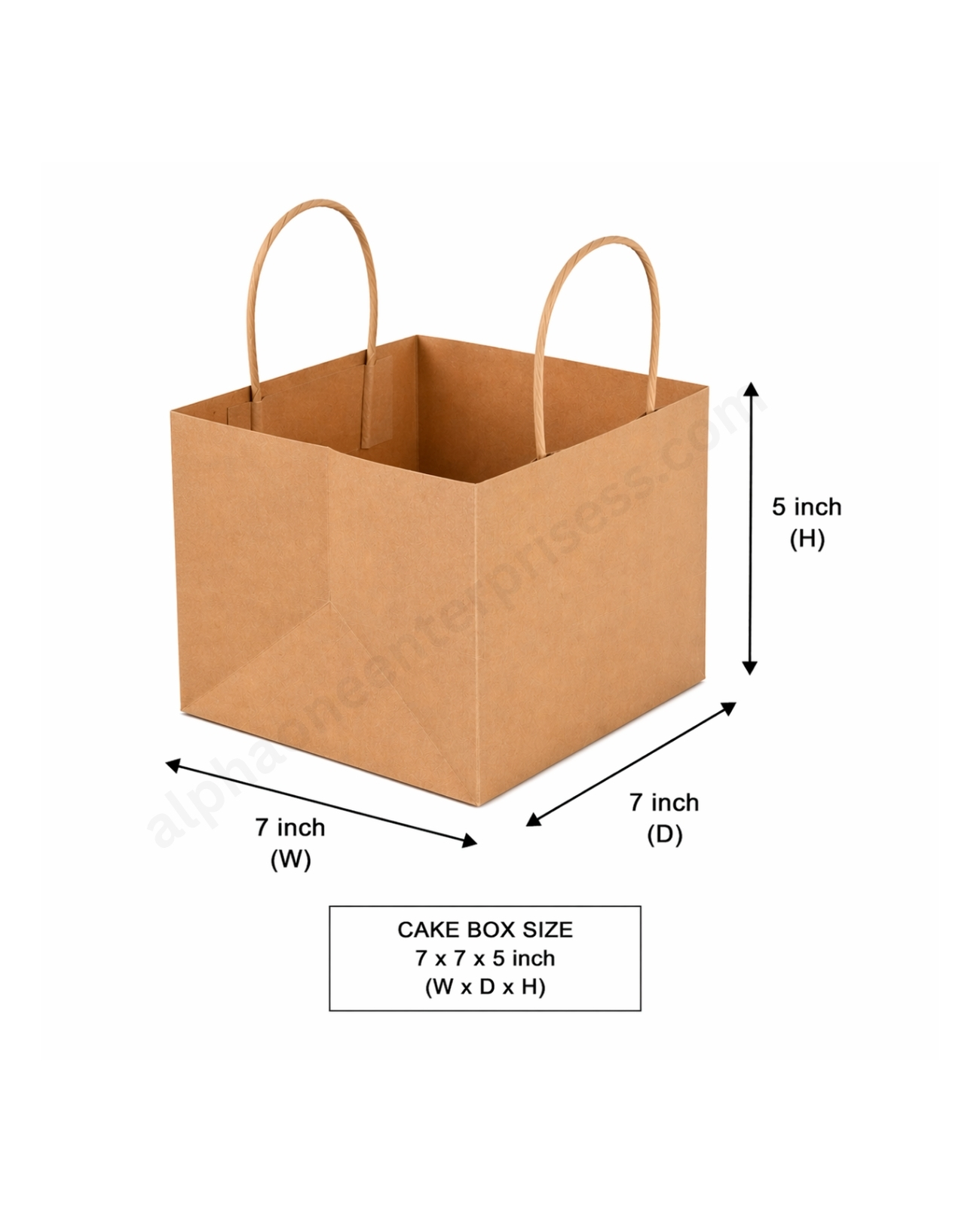 Paper Bag – 1/2Kg (8.5×8.5×8 Inch)