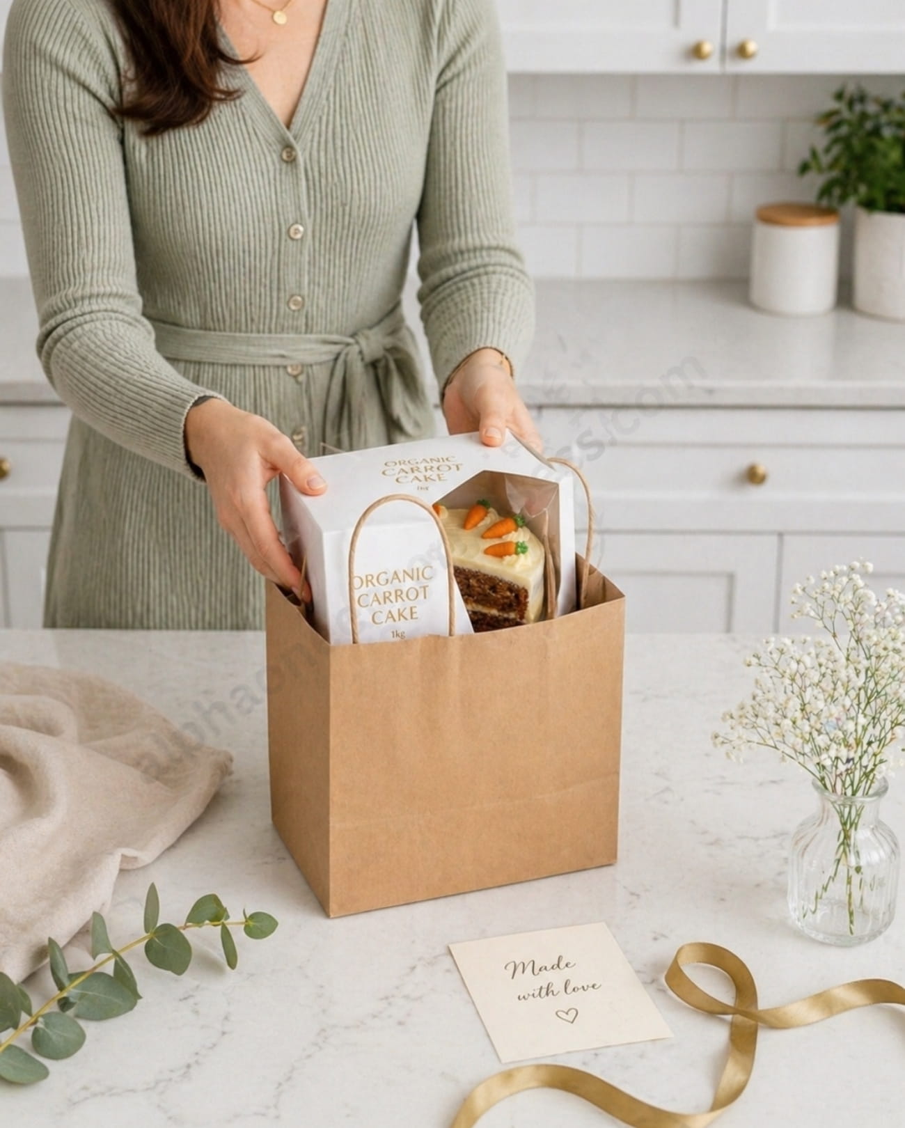 Paper Bag – 1/2Kg (8.5×8.5×8 Inch)
