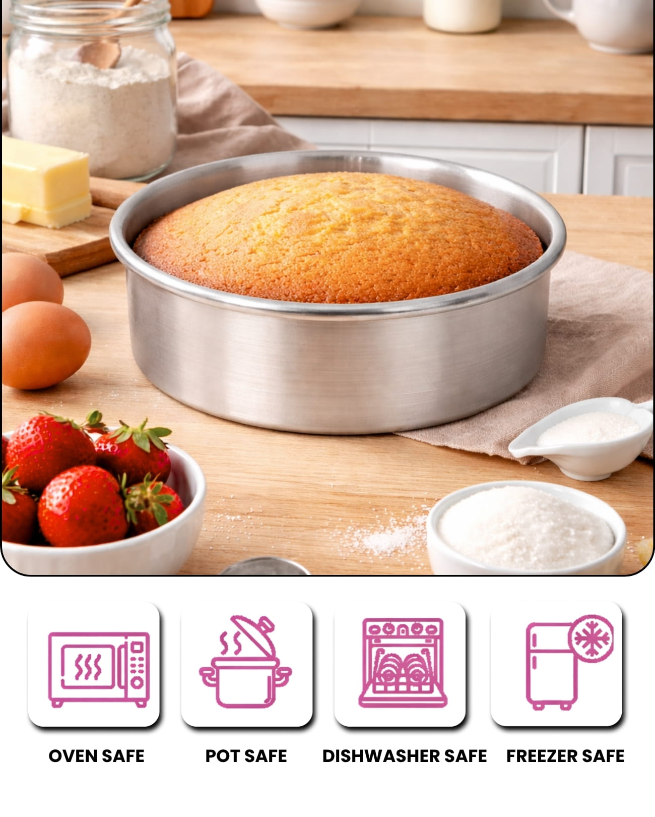 Aluminium Round Cake Tin