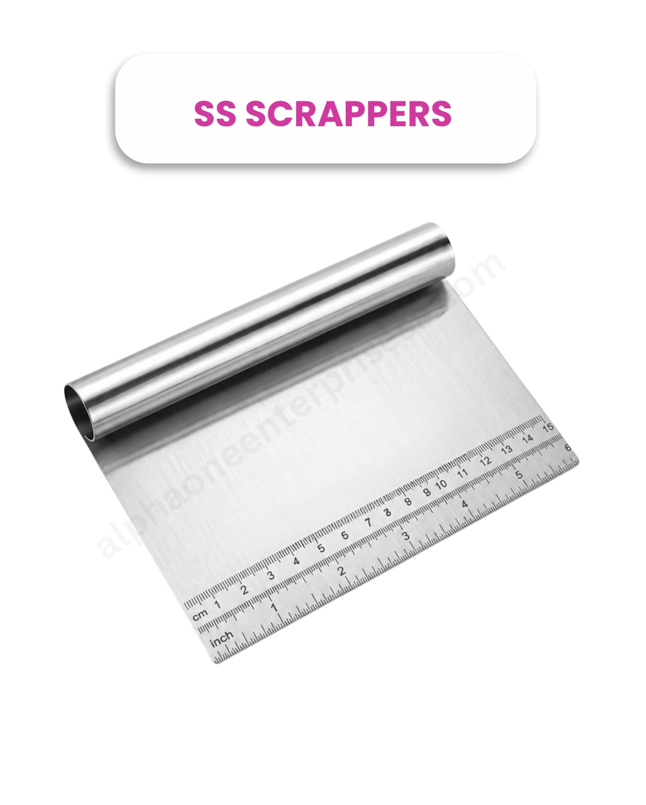 SS Steel Scrapers – Assorted Sizes