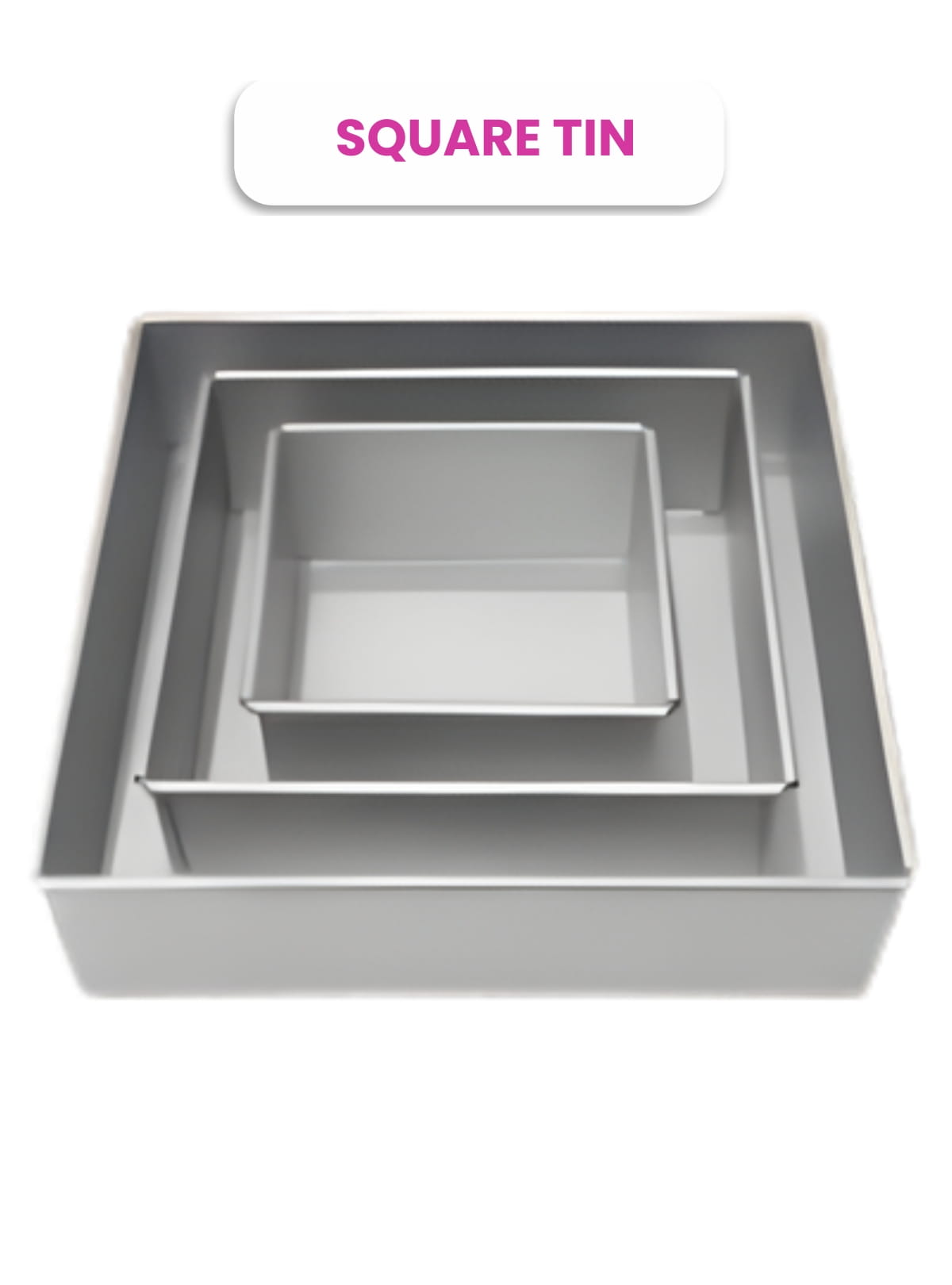 Aluminium Square Cake Tin