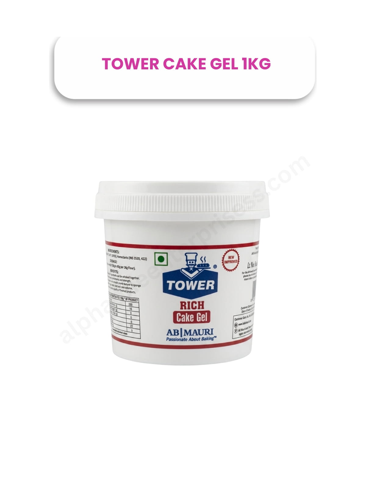 Tower Cake <br>Gel 1Kg