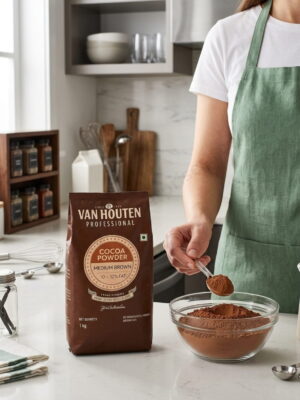 Van Houten Cocoa Powder 1Kg (Medium Brown)
