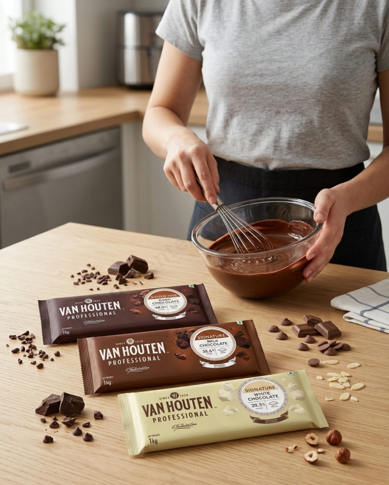 Van Houten Professionals – Milk, Dark & White (1kg)
